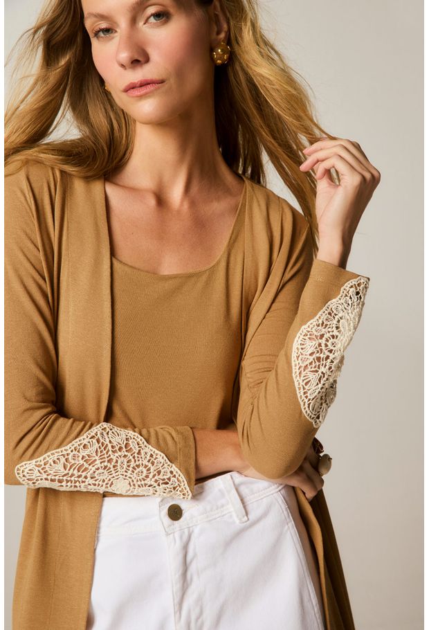 cardigan-malha